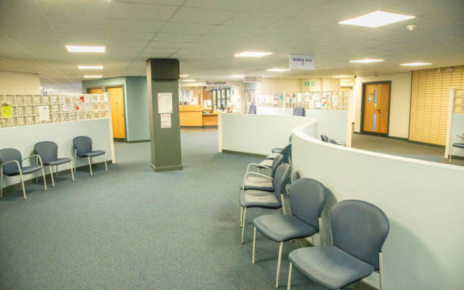 Modern reception area inside Expert Clinic Health